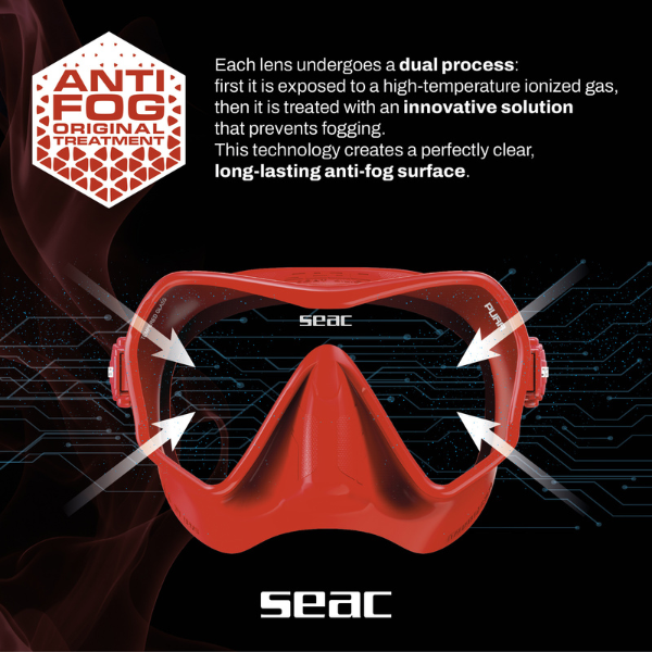 Seac ANTIFOG Maske Pura – Bild 7