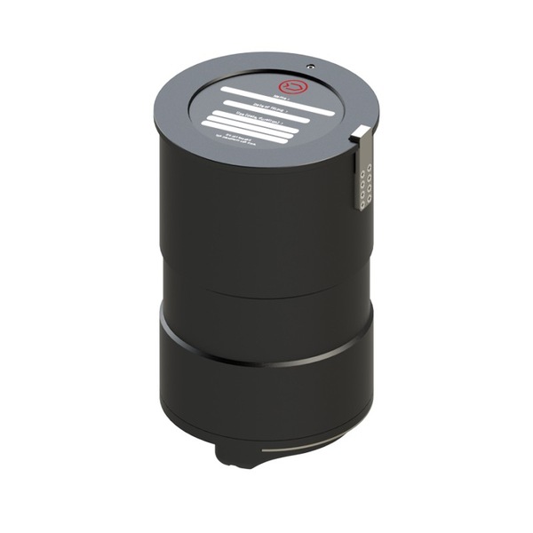 Divesoft Liberty Scrubber-Deckel mit 5 Aufklebern – Produktansicht