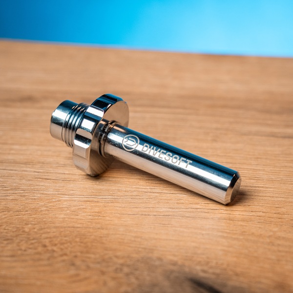 Divesoft Silencer – Schalldämpfer für Tauchflaschen – Produktansicht