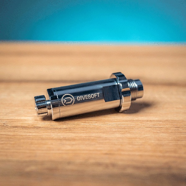 Divesoft Professional Flow Limiter Mk2 DIN G5/8 – Produktansicht