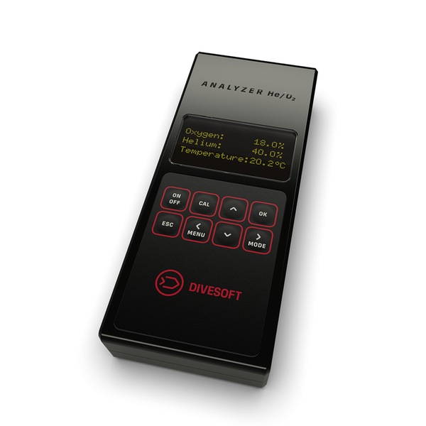 Divesoft Analyzer Set Blender – He/O2-Analyzer im Koffer – He/O2-Analyzer