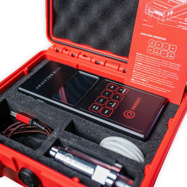 Divesoft Analyzer Set Blender – He/O2-Analyzer im Koffer – Set im Transportkoffer