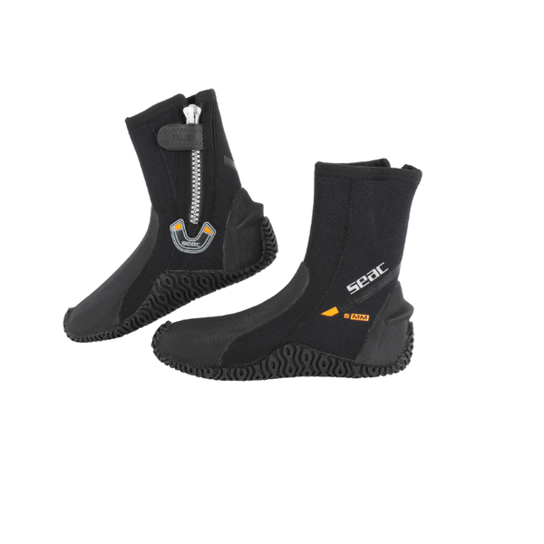 SEAC Basic HD Füßlinge 5 mm in Schwarz – Seitenansicht