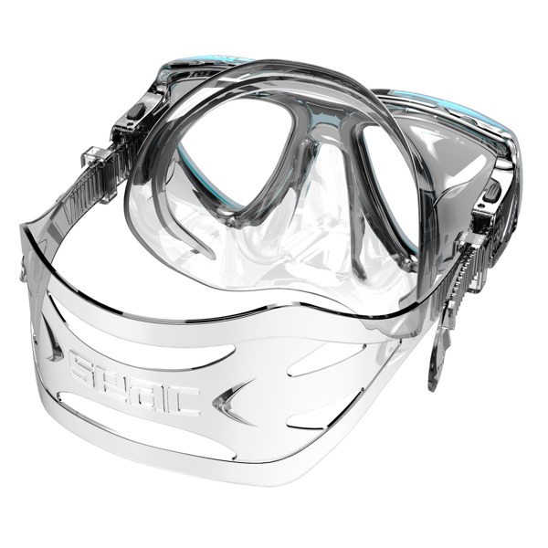Transparenter Silikon-Maskenkörper und Band der SEAC Clear Antifog