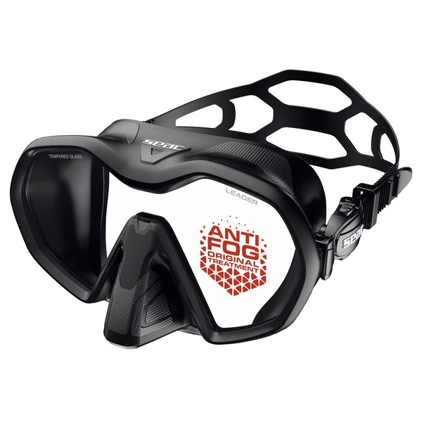 SEAC Leader Navy Antifog Tauchmaske – Schwarz / Schwarz
