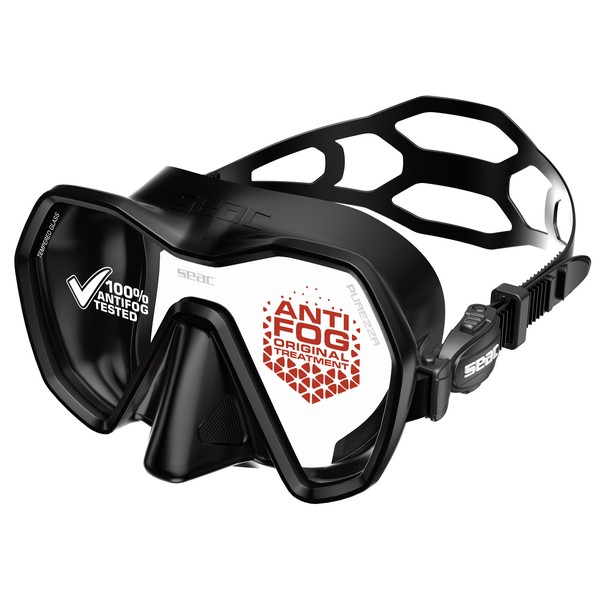 SEAC Purezza Antifog Tauchmaske – Schwarz / Schwarz
