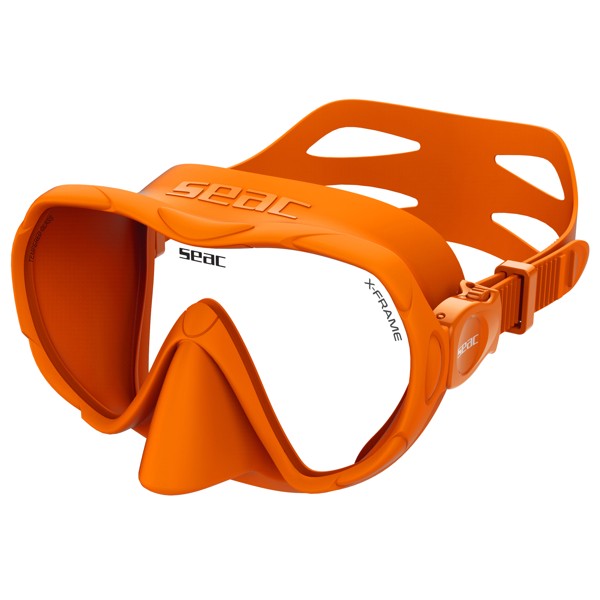 SEAC X-Frame rahmenlose Tauchmaske in Orange
