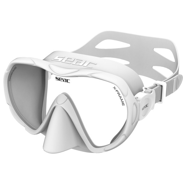 SEAC X-Frame rahmenlose Tauchmaske in Weiß